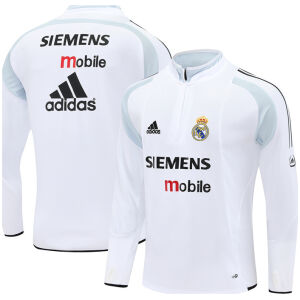 Mens Real Madrid Retro Training Top White 2004/05-cheap jerseys