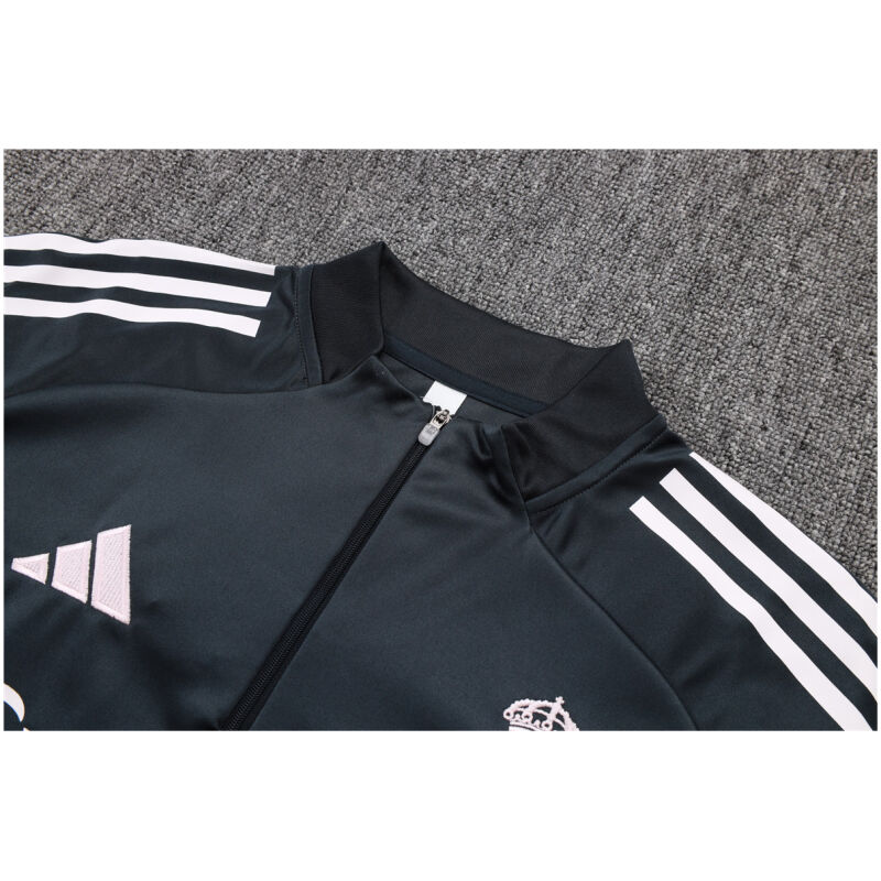 Mens Real Madrid Training Suit Grey 2025/26-cheap jerseys