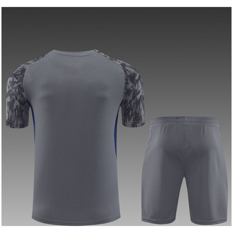 Kids Feyenoord Short Training Suit Grey 2025/26-cheap jerseys