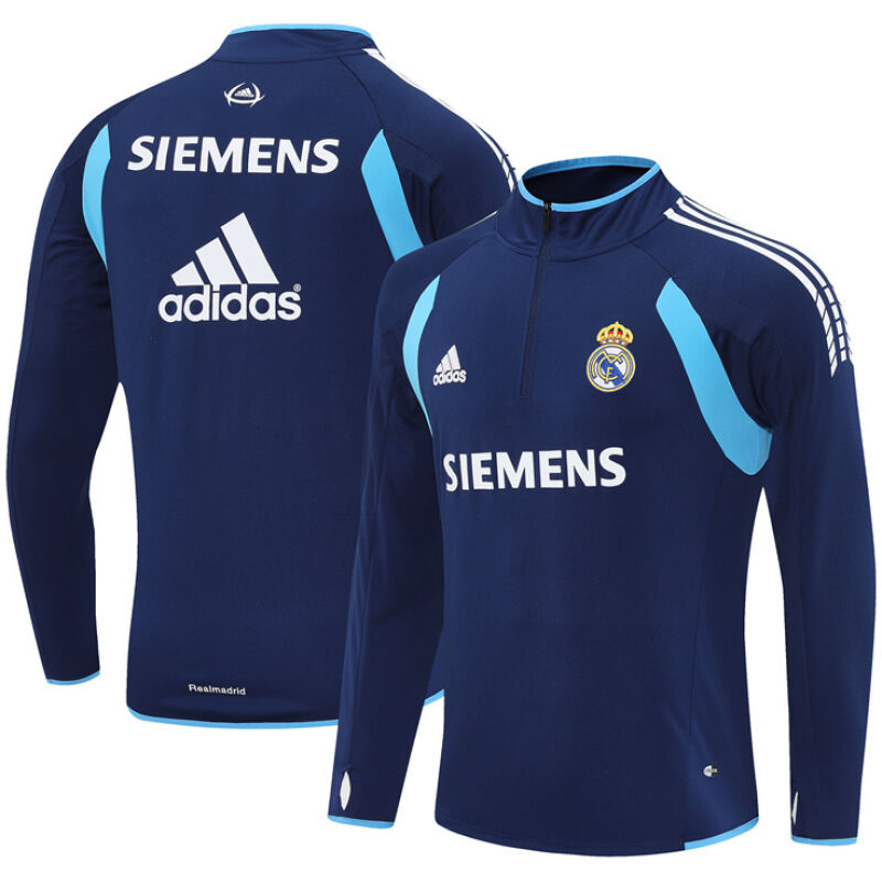 Mens Real Madrid Retro Training Top Royal 2005/06-cheap jerseys