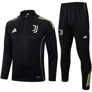 Mens Juventus Training Suit Black 2025/26-cheap jerseys
