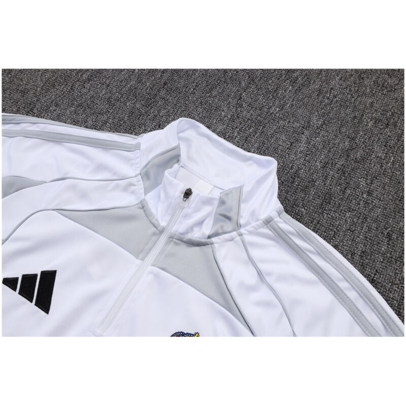 Mens Real Madrid Training Suit White – Grey 2025/26-cheap jerseys