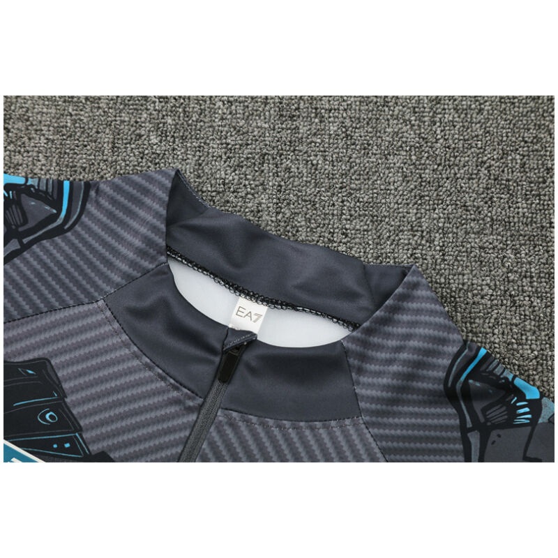 Mens Napoli Training Suit Dark Grey 2025/26-cheap jerseys