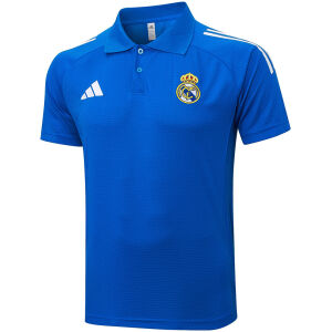 Mens Real Madrid Polo Shirt Blue 2025/26-cheap jerseys