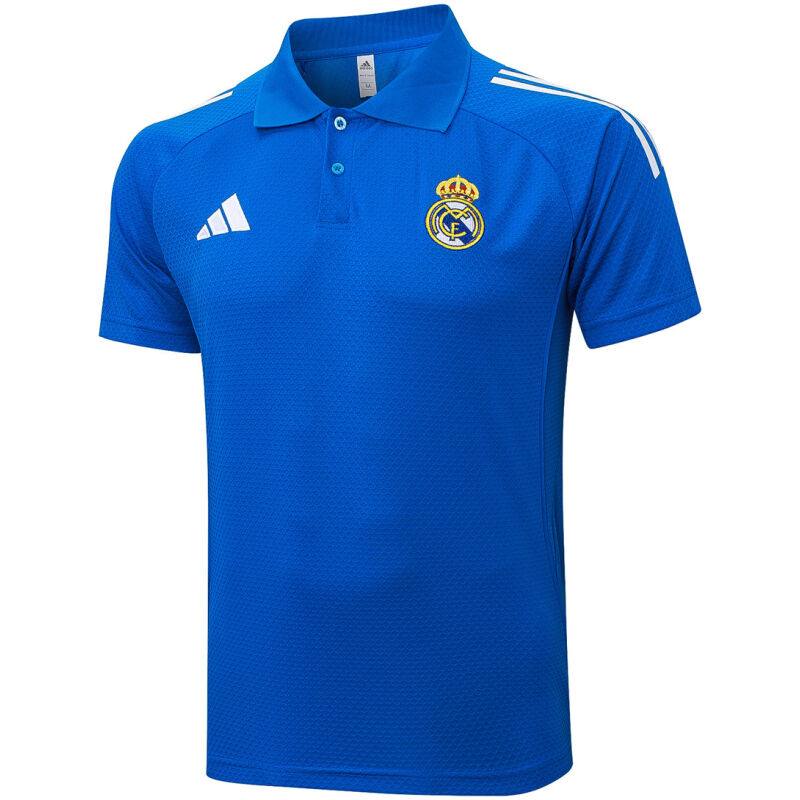Mens Real Madrid Polo Shirt Blue 2025/26-cheap jerseys
