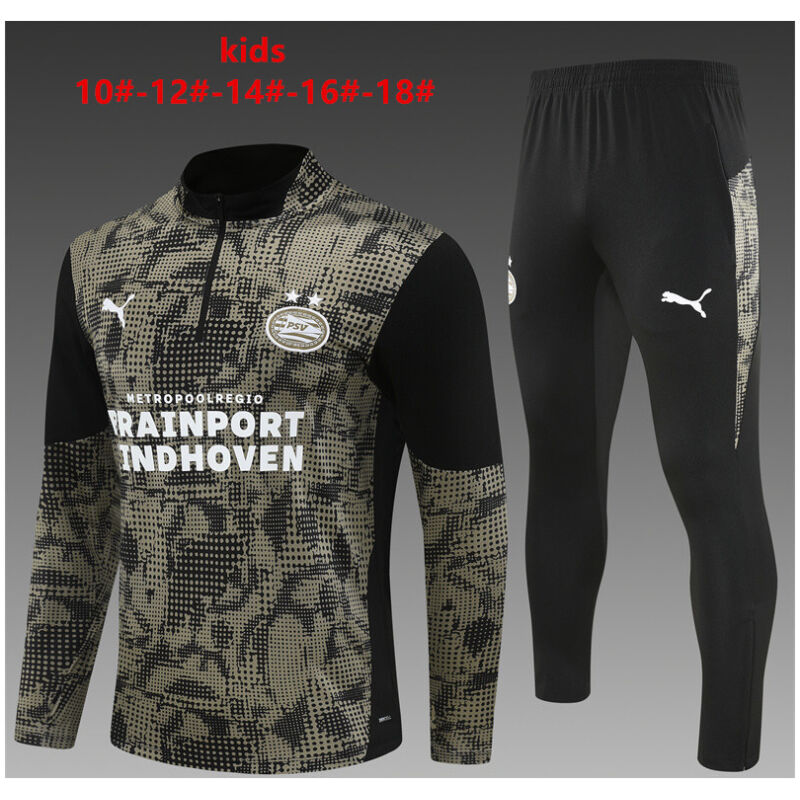 Kids PSV Training Suit Black 2025/26-cheap jerseys