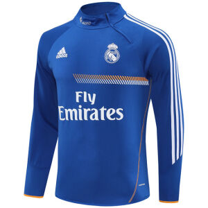 Mens Real Madrid Retro Training Top Blue 2013/14-cheap jerseys