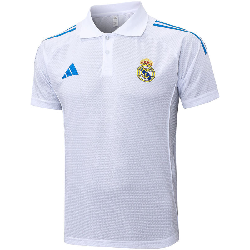 Mens Real Madrid Polo Shirt White II 2025/26-cheap jerseys