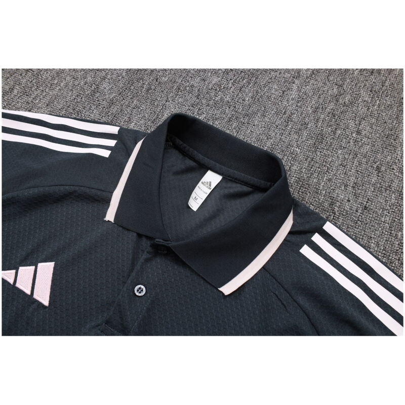 Mens Real Madrid Polo Shirt Grey 2025/26-cheap jerseys