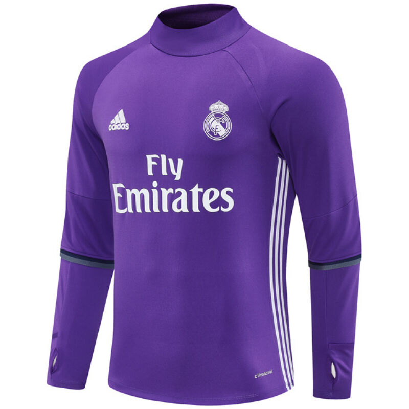 Mens Real Madrid Retro Training Top Purple 2016/17-cheap jerseys