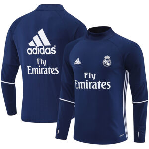 Mens Real Madrid Retro Training Top Royal 2016/17-cheap jerseys