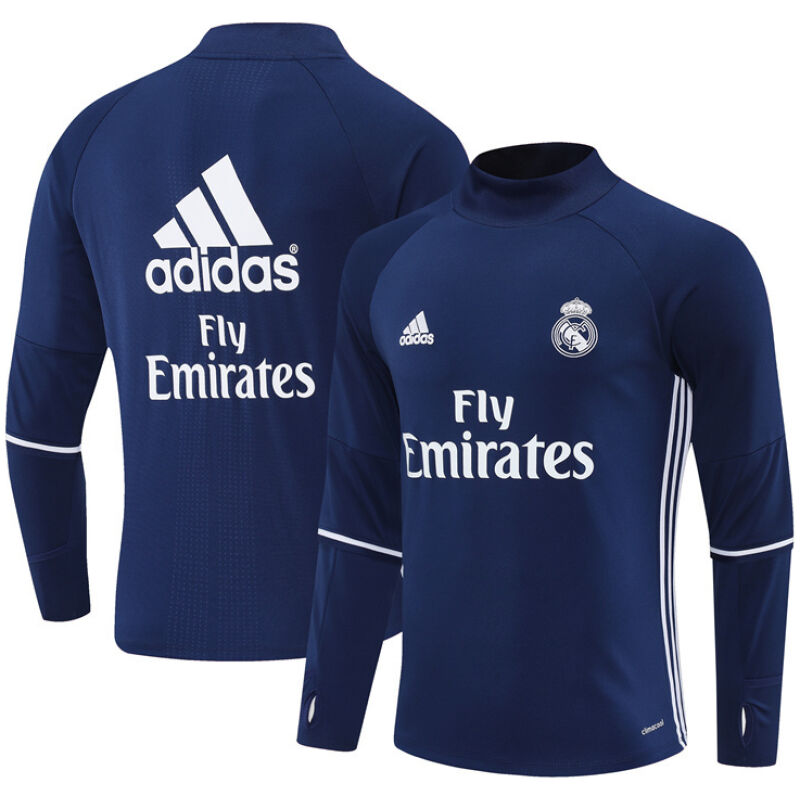 Mens Real Madrid Retro Training Top Royal 2016/17-cheap jerseys