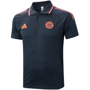 Mens Bayern Munich Polo Shirt Dark Grey 2025/26-cheap jerseys
