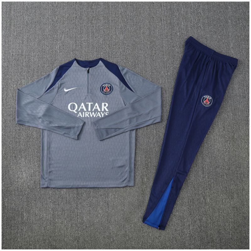 Kids PSG Training Suit Grey 2025/26-cheap jerseys