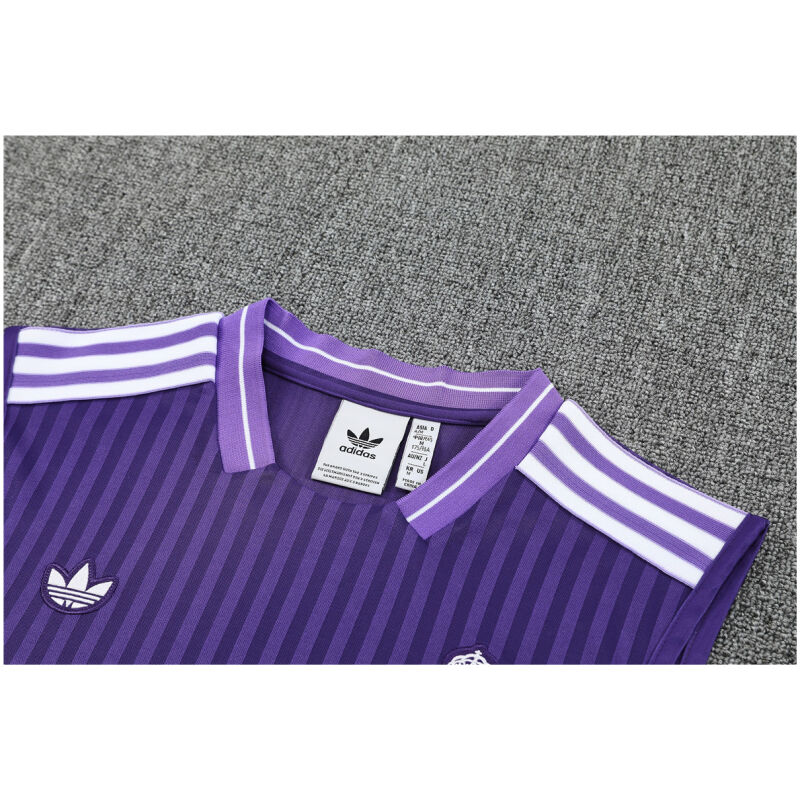 Mens Real Madrid Singlet Suit Purple 2025/26-cheap jerseys