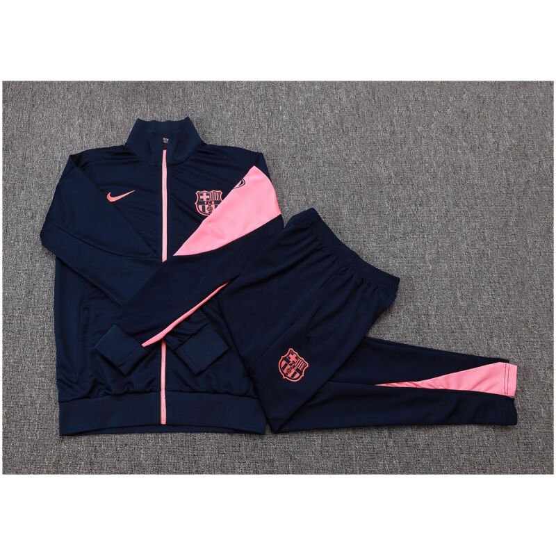 Kids Barcelona Jacket + Pants Training Suit Royal 2025/26-cheap jerseys