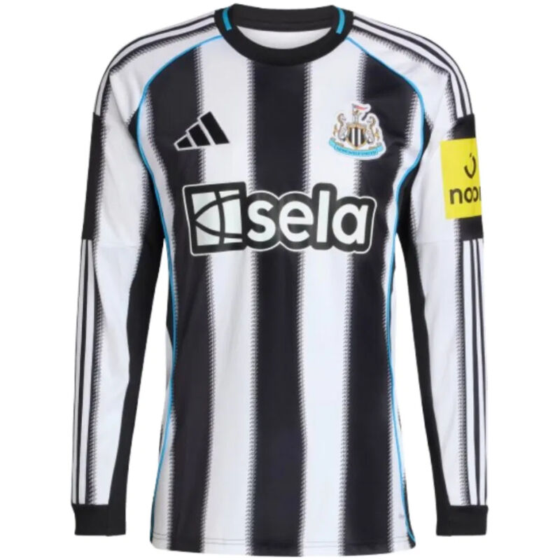 Mens Newcastle United Home Jersey Long Sleeve 2025/26-cheap jerseys