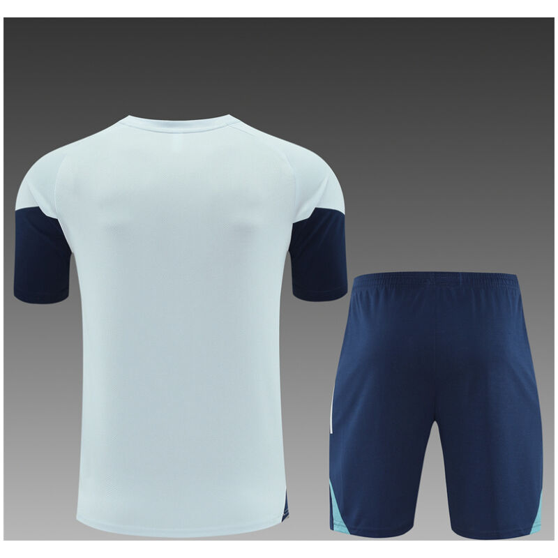 Kids Arsenal Short Training Suit Light Grey 2025/26-cheap jerseys