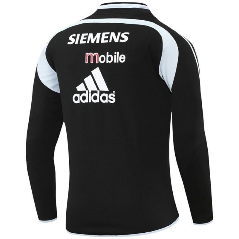 Mens Real Madrid Retro Training Top Black 2004/05-cheap jerseys