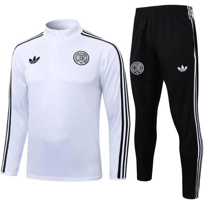 Mens Germany Training Suit 125th Years White 2025-cheap jerseys