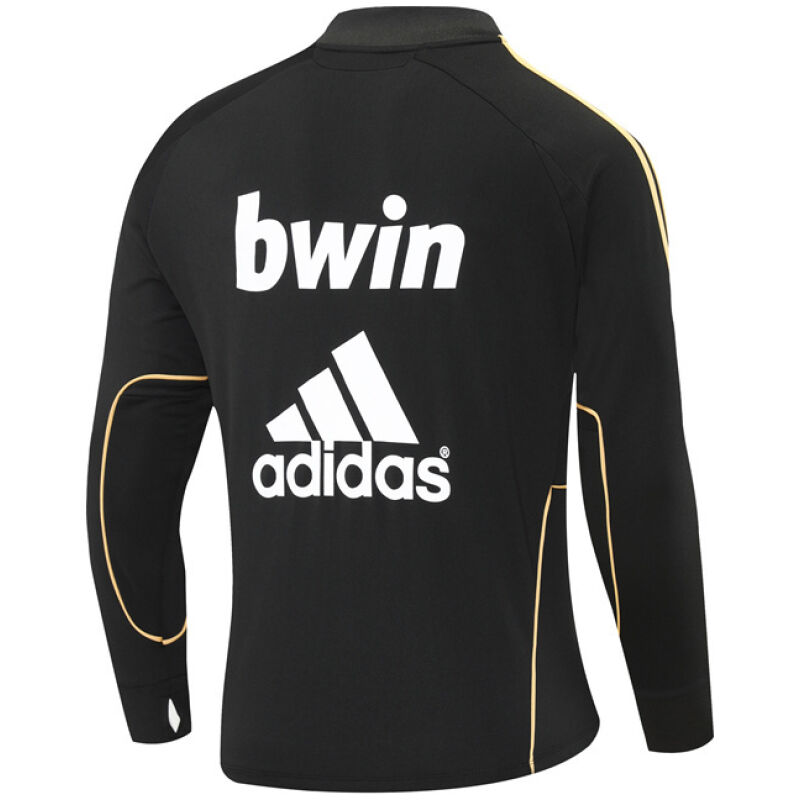 Mens Real Madrid Retro Training Top Black 2011/12-cheap jerseys