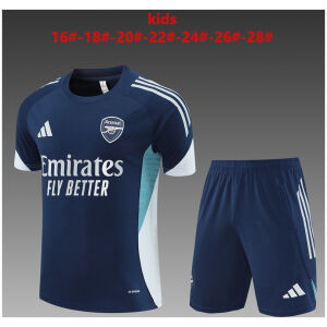 Kids Arsenal Short Training Suit Royal 2025/26-cheap jerseys