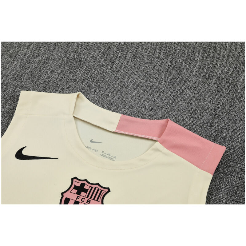 Mens Barcelona Singlet Suit Apricot 2025/26-cheap jerseys