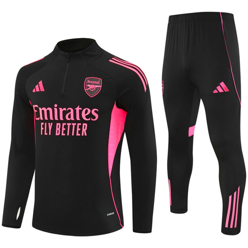 Mens Arsenal Training Suit Black 2025/26-cheap jerseys