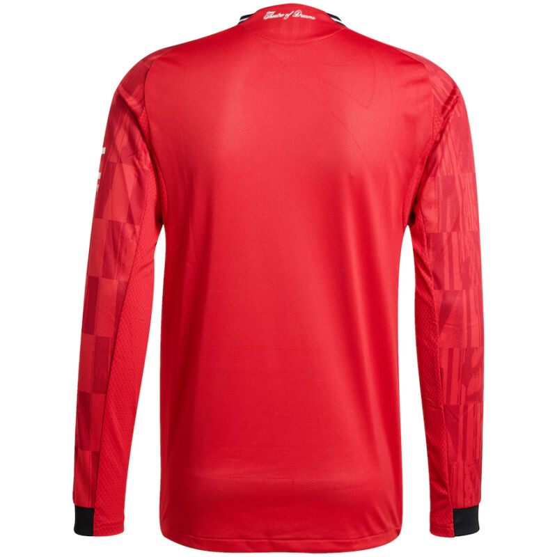 Mens Manchester United Home Authentic Jersey Long Sleeve 2025/26 – Match-cheap jerseys