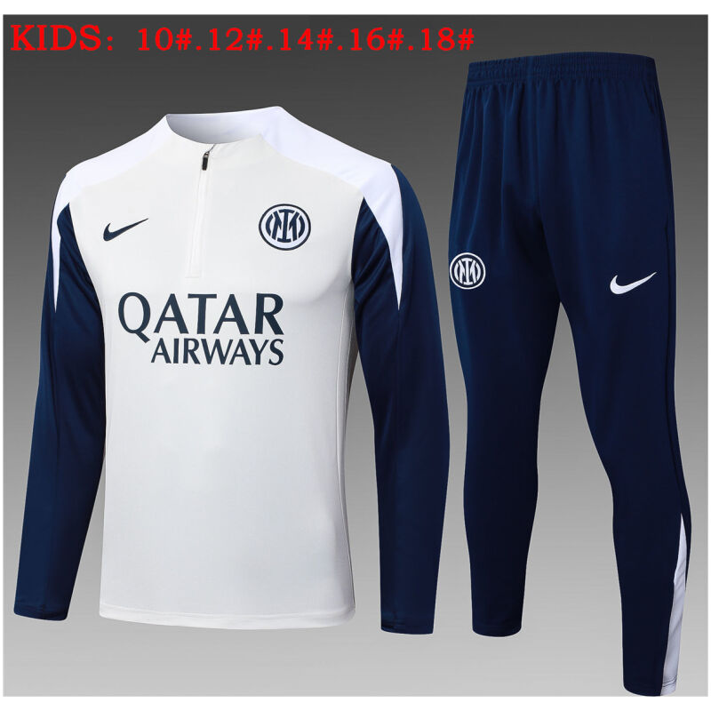 Kids Inter Milan Training Suit White 2025/26-cheap jerseys