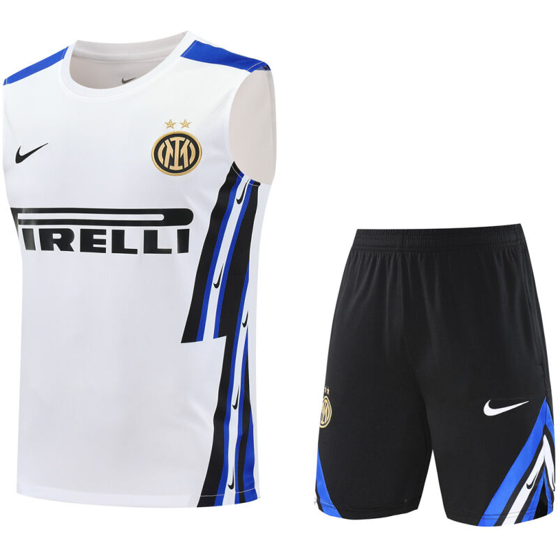 Mens Inter Milan Singlet Suit White 2025/26-cheap jerseys