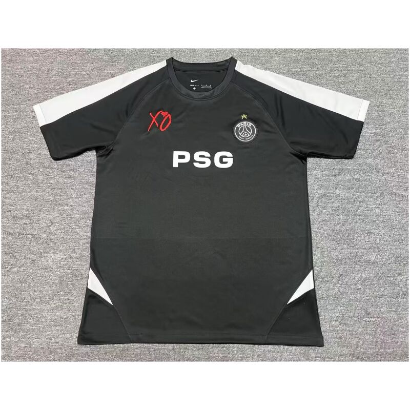 Mens PSG XO Black Jersey 2025/26-cheap jerseys
