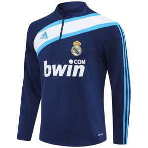 Mens Real Madrid Retro Training Top Royal 2009/10-cheap jerseys