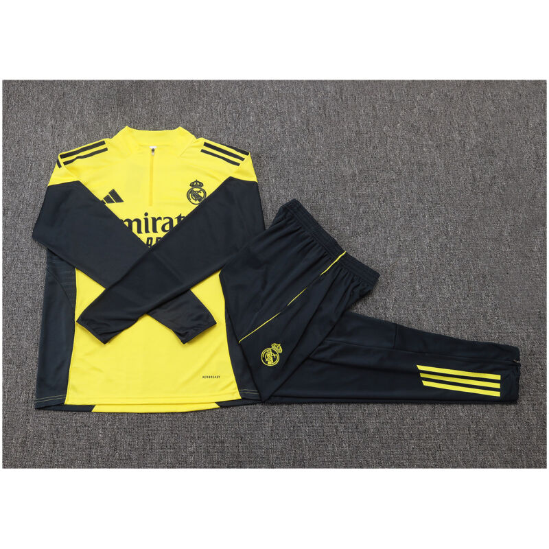 Kids Real Madrid Training Suit Yellow 2025/26-cheap jerseys
