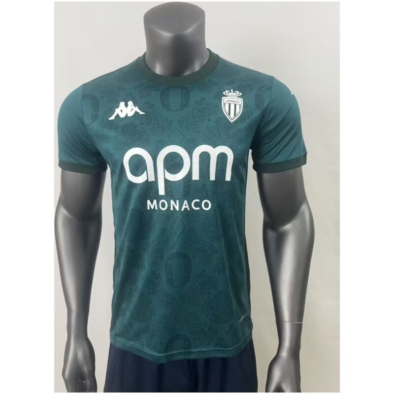 Mens AS Monaco Dark Green Jersey 2025/26-cheap jerseys