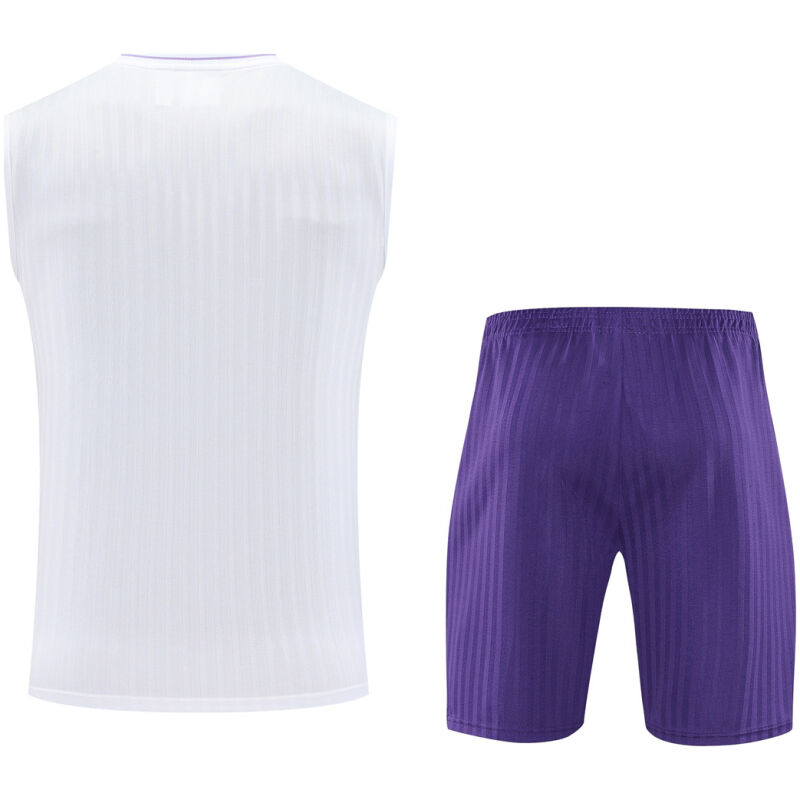 Mens Real Madrid Singlet Suit White 2025/26-cheap jerseys
