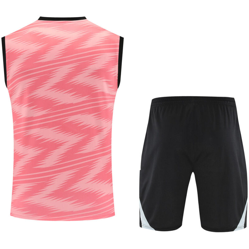 Mens Real Madrid Singlet Suit Pink 2025/26-cheap jerseys