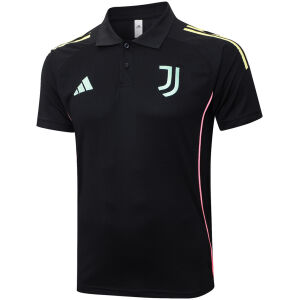 Mens Juventus Polo Shirt Black 2025/26-cheap jerseys