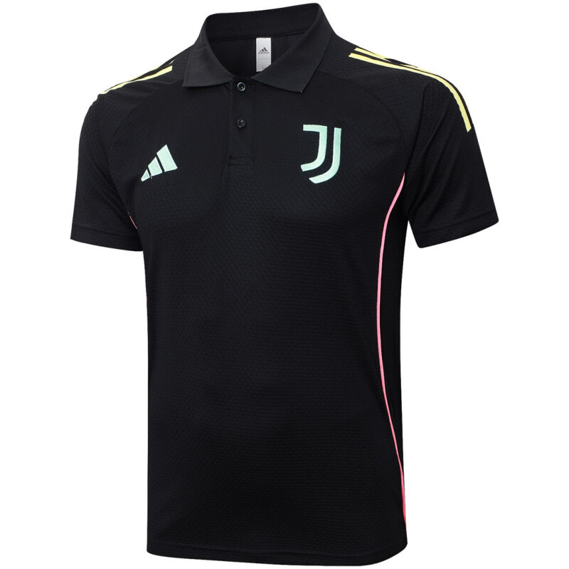 Mens Juventus Polo Shirt Black 2025/26-cheap jerseys