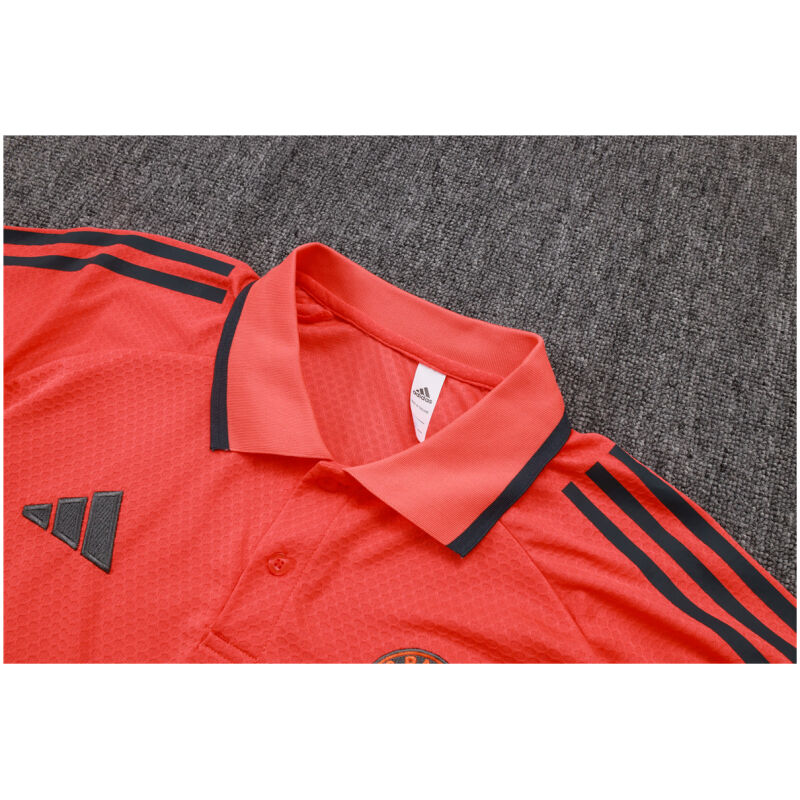 Mens Bayern Munich Polo Shirt Orange 2025/26-cheap jerseys