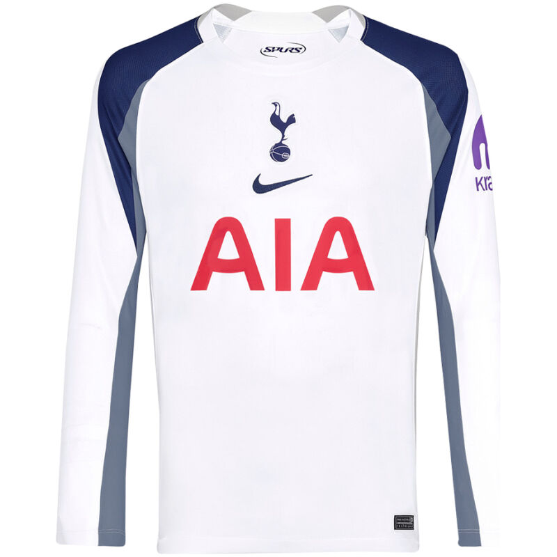 Mens Tottenham Hotspur Home Jersey Long Sleeve 2025/26-cheap jerseys