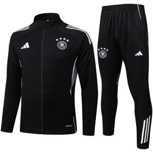 Mens Germany Jacket + Pants Training Suit Black 2025-cheap jerseys