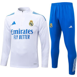 Mens Real Madrid Training Suit White 2025/26-cheap jerseys
