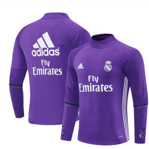 Mens Real Madrid Retro Training Top Purple 2016/17-cheap jerseys
