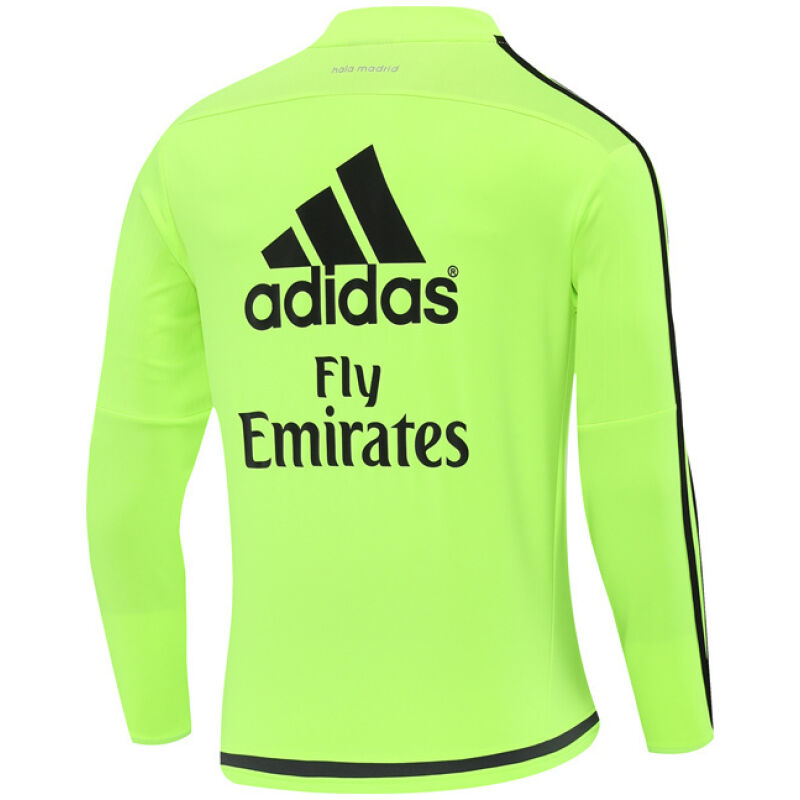 Mens Real Madrid Retro Training Top Fluorescent Green 2015/16-cheap jerseys