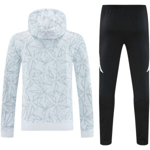 Mens Real Madrid Hoodie Sweatshirt + Pants Training Suit White 2025/26-cheap jerseys