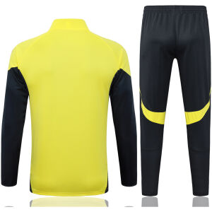 Mens Real Madrid Jacket + Pants Training Suit Yellow 2025/26-cheap jerseys