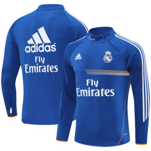 Mens Real Madrid Retro Training Top Blue 2013/14-cheap jerseys