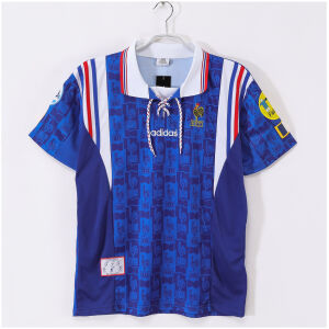 Mens France Retro Home Jersey 1996-cheap jerseys