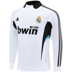 Mens Real Madrid Retro Training Top White 2008/09-cheap jerseys